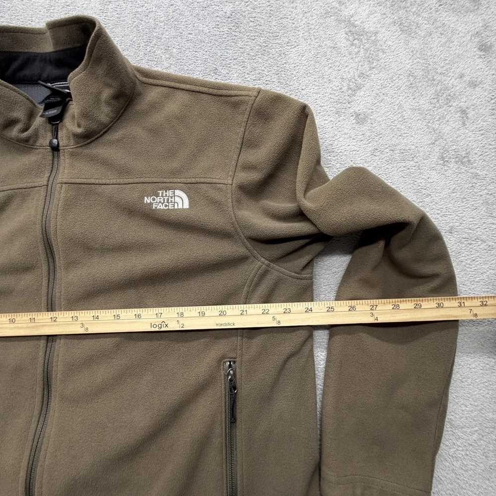 The‎ North Face Jacket Mens XL Brown Windwall Full Zip Lined Pockets Outdoor